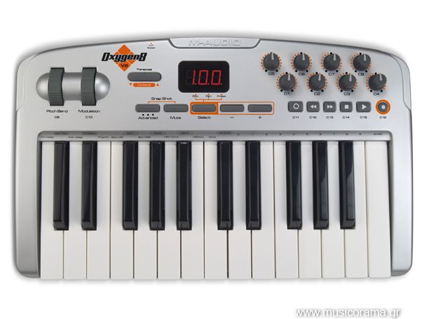 M AUDIO OXYGEN 8v2 USB MOTHER KEYBOARD