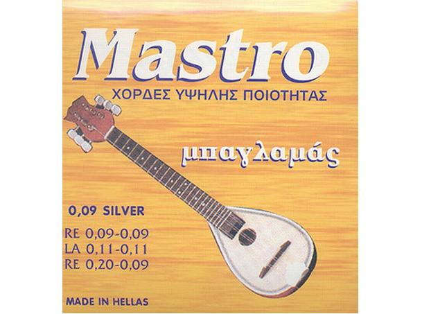 MASTRO SILVER ΣΕΤ ΧΟΡΔΩΝ ΜΠΑΓΛΑΜΑ