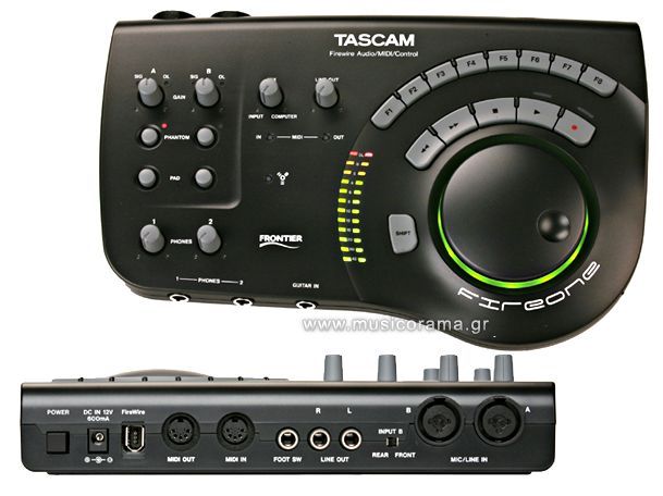 TASCAM FIREONE ΚΑΡΤΑ ΗΧΟΥ & ΕΠΙΦΑΝΕΙΑ ΕΛΕΓΧΟΥ