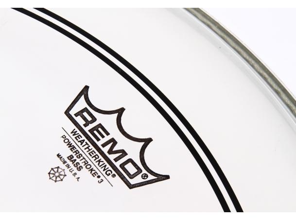 REMO POWERSTROKE PS-3 20'' CLEAR ΔΕΡΜΑ ΔΙΑΦΑΝΕΣ