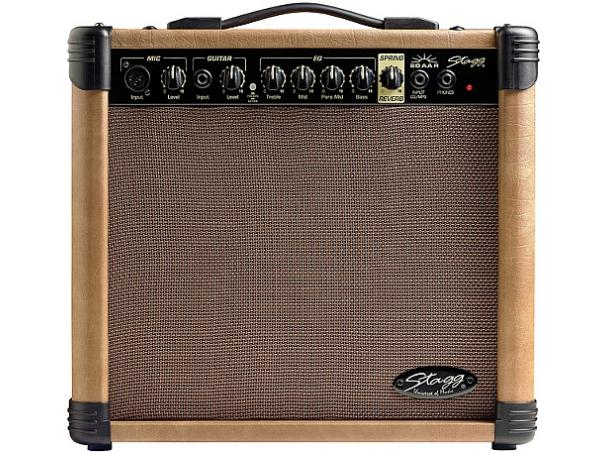 STAGG 20 AA-R 20 WATT ΕΝΙΣΧΥΤΗΣ ΑΚΟΥΣΤΙΚΩΝ ΟΡΓΑΝΩΝ ΜΕ REVERB