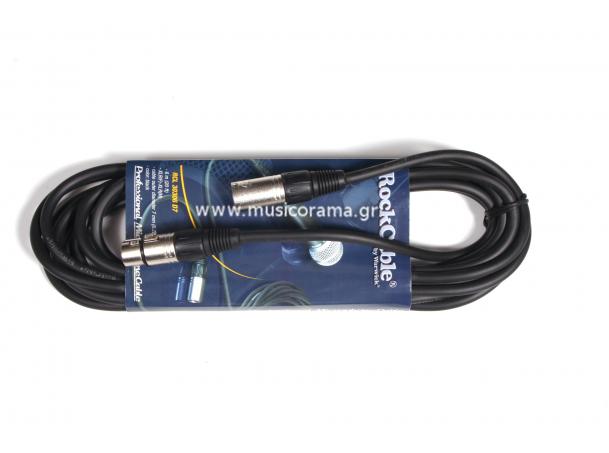 ROCKBAG RCL 30306 D7 6μ ΚΑΛΩΔΙΟ ΜΙΚΡΟΦΩΝΟΥ XLR ΑΡΣ. - XLR ΘΗΛ.