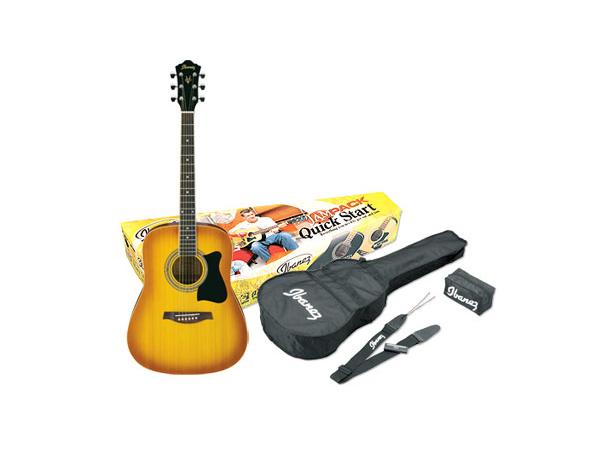 IBANEZ V-50NJP LVS ΠΑΚΕΤΟ ΑΚΟΥΣΤΙΚΗΣ ΚΙΘΑΡΑΣ SUNBURST