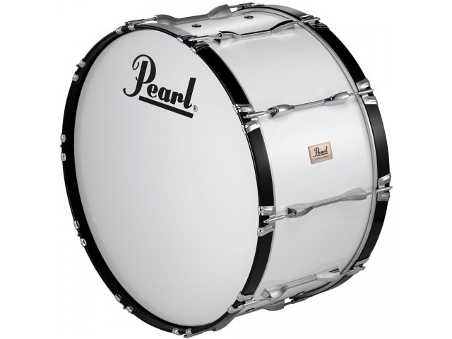 PEARL COMPETITOR 26''x14'' CMB2614  MARCHING BASS DRUM  WHITE