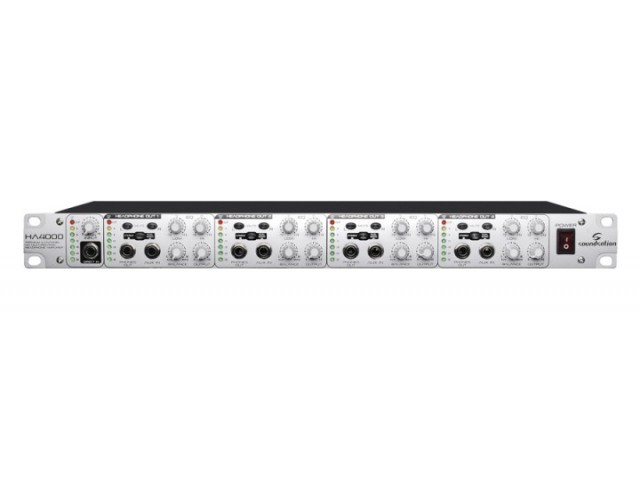 SOUNDSATION HA4000 4-CHANNEL HEADPHONE AMPLIFIER