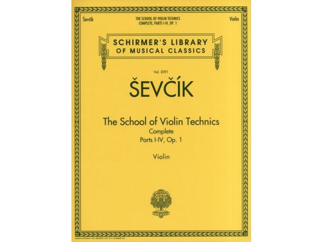SEVCIK THE SCHOOL OF VIOLIN TECHNICS OP.1  COMPLETE