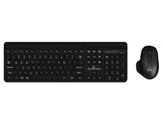 POWERTECH PT-1154 set ποντίκι & πληκτρολόγιο 2.4GHz & Bluetooth