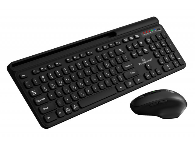POWERTECH PT-1154 set ποντίκι & πληκτρολόγιο 2.4GHz & Bluetooth