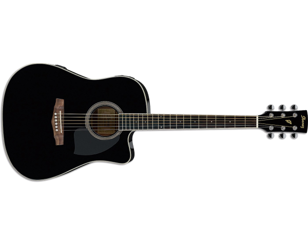 IBANEZ PF15ECE BLACK ΗΛ/ΑΚΟΥΣΤΙΚΗ ΚΙΘΑΡΑ