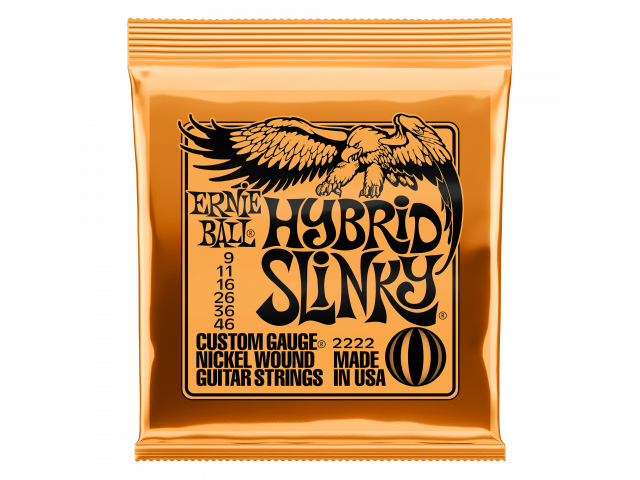 ERNIE BALL HYBRID SLINKY 2222 ΣΕΤ ΧΟΡΔΕΣ ΗΛΕΚΤΡΙΚΗΣ