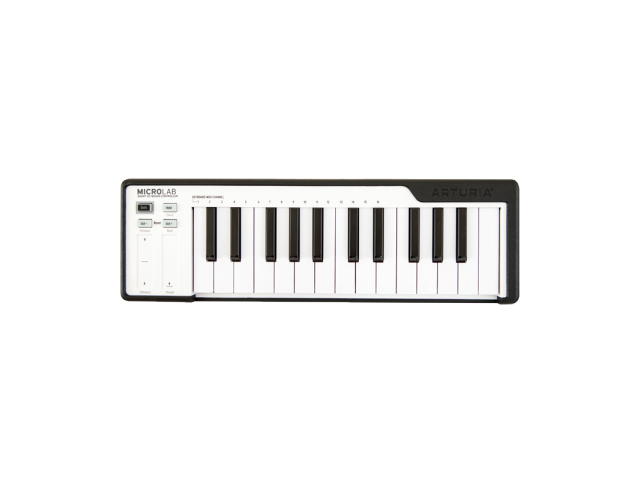 ARTURIA MICROLAB BLACK MIDI KEYBOARD