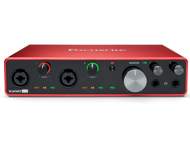 FOCUSRITE SCARLETT 8i6 3rd GENERATION USB ΚΑΡΤΑ ΗΧΟΥ