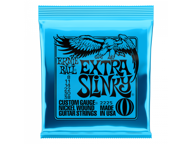 Ernie Ball 2225 Extra Slinky 008-038 Σετ 6 χορδές ηλεκτρικής κιθ