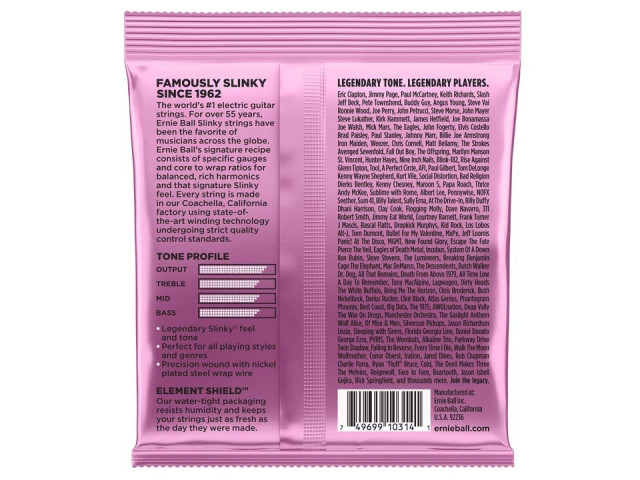 Ernie Ball 2213 Mega Slinky 010.5-048 Σετ 6 χορδές ηλεκτρικής κι
