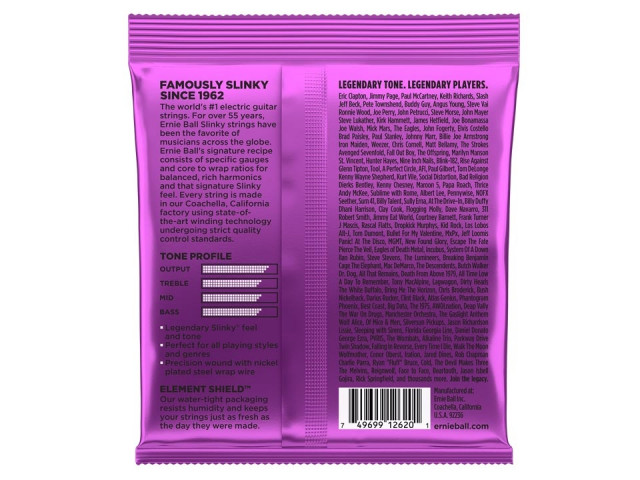 Ernie Ball 2620 Power Slinky 011-058 Σετ 7 χορδές ηλεκτρικής κιθάρας...