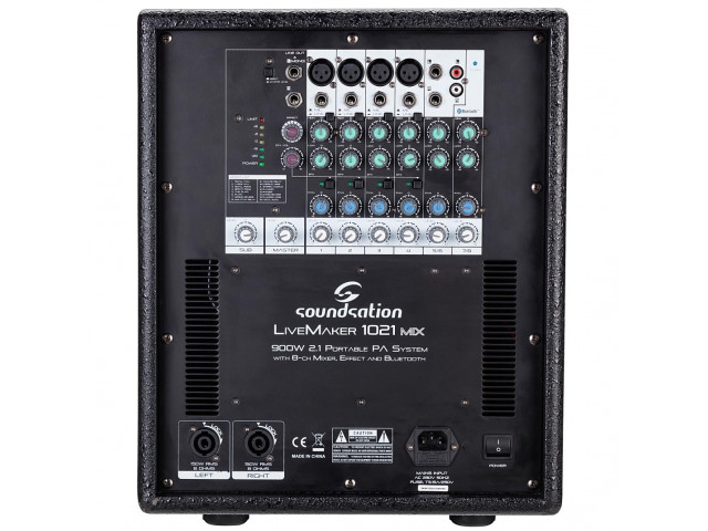 SOUNDSATION Livemaker 1021 Mix - 600 Watt RMS Ηχητικό σύστημα...