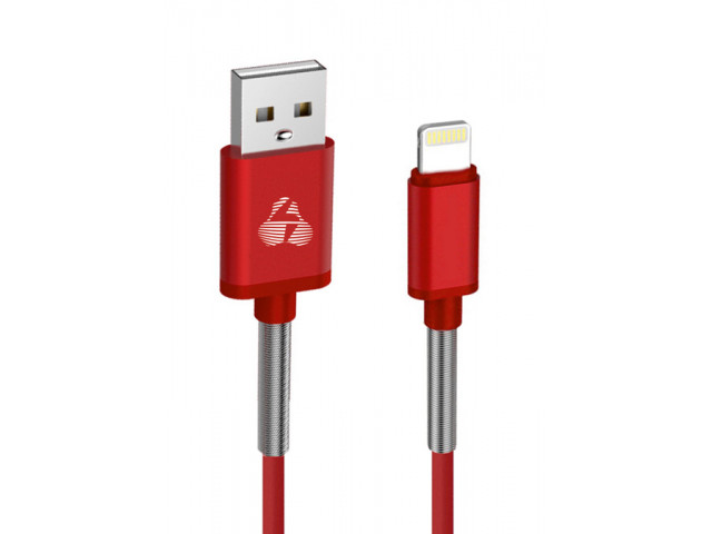 POWERTECH PTR-0021 Καλώδιο USB σε Lightning flex alu copper, 1m, κόκκι...