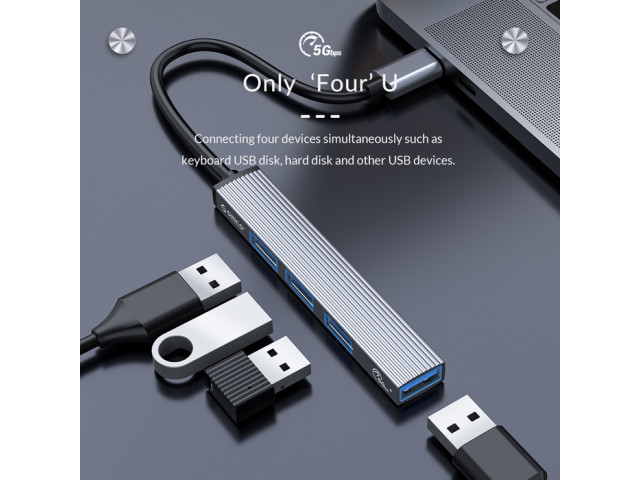 ORICO AH-13 USB-C hub , 4x USB ports