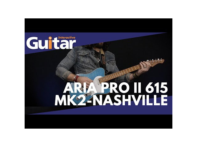 Aria Pro II 615-MK2 Marble White Ηλεκτρική κιθάρα