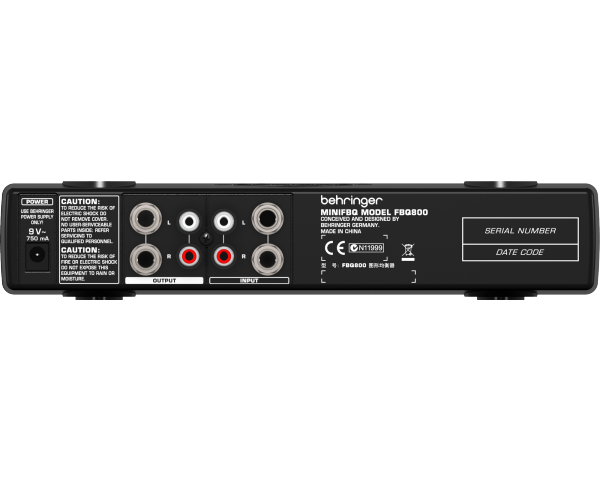 BEHRINGER FBQ-800 MINIFBQ GRAPHIC EQUALIZER