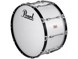 PEARL COMPETITOR 26''x14'' CMB2614  MARCHING BASS DRUM  WHITE