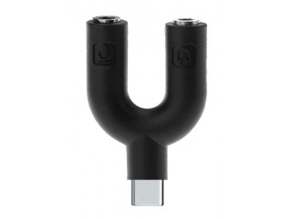 POWERTECH CAB-J052 αντάπτορας USB Type-C σε 2x 3.5mm