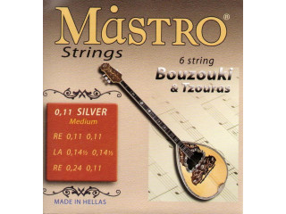 MASTRO SILVER ΣΕΤ ΧΟΡΔΩΝ 6ΧΟΡΔΟΥ ΜΠΟΥΖΟΥΚΙΟΥ