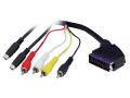 TW CABLES SCART to 4RCA+2 S-Vhs 3m -Ccs